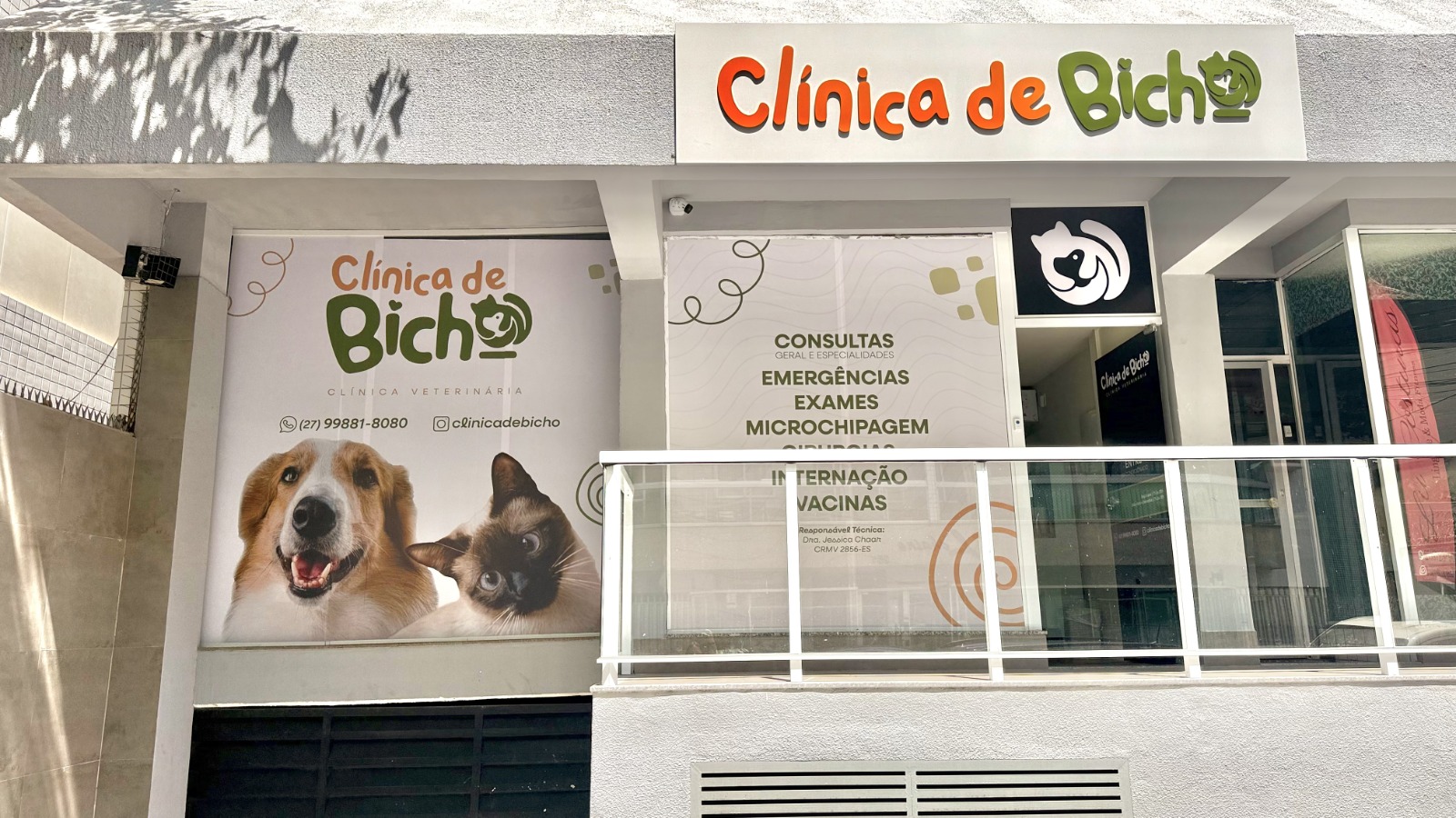 Fachada da Clínica De Bicho